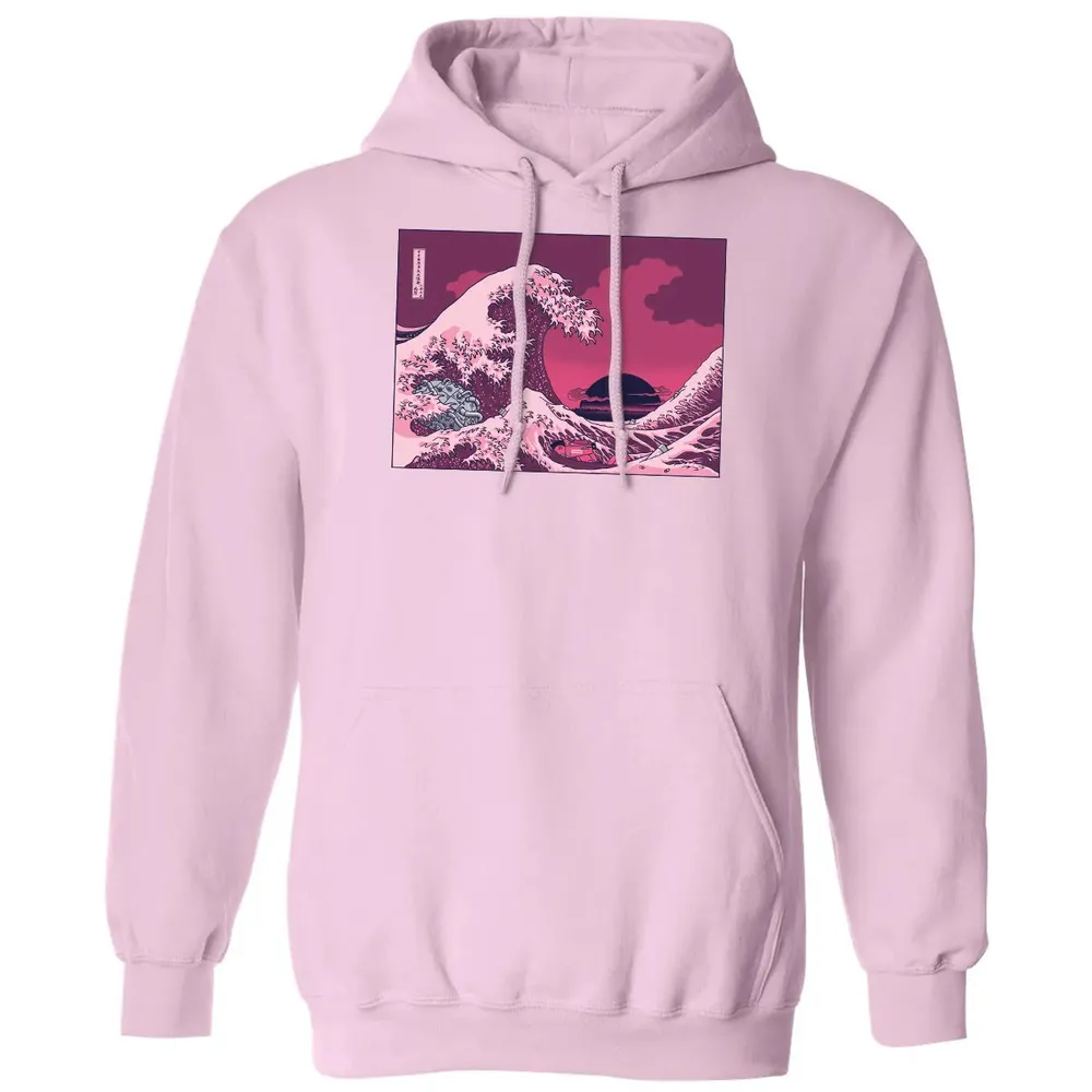 Neo Tokyo Wave Classic Unisex Hoodie - 3