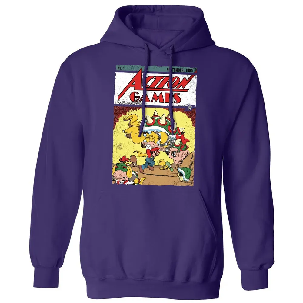 Action Games Classic Unisex Hoodie - 6