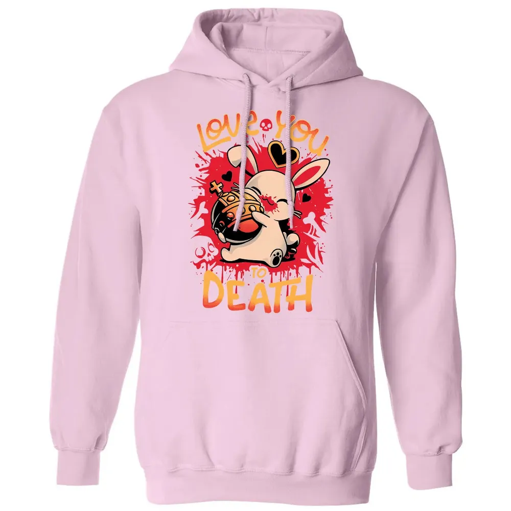 Love You To Death Classic Unisex Hoodie - 3