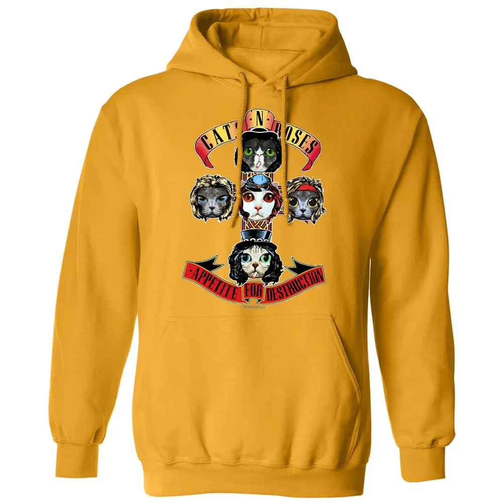 Cats N Roses Classic Unisex Hoodie - 12