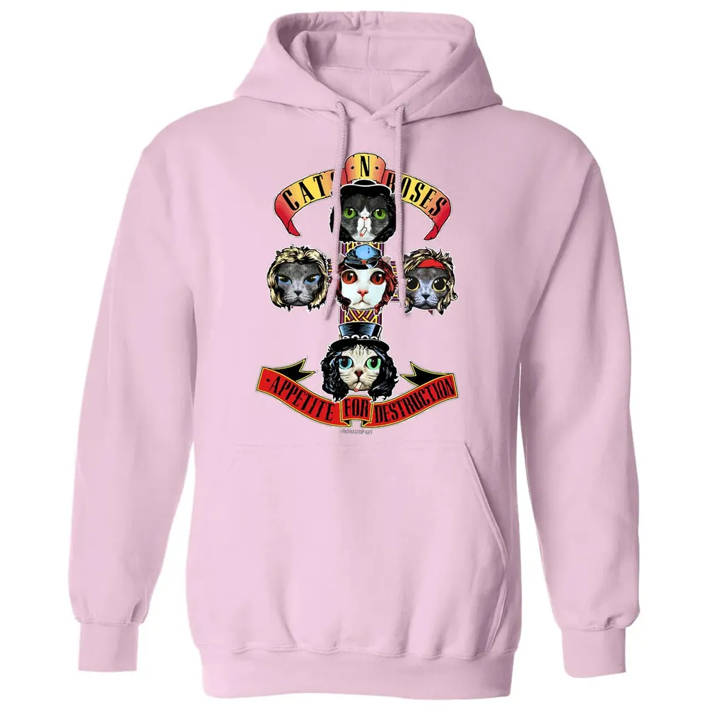 Cats N Roses Classic Unisex Hoodie - 3