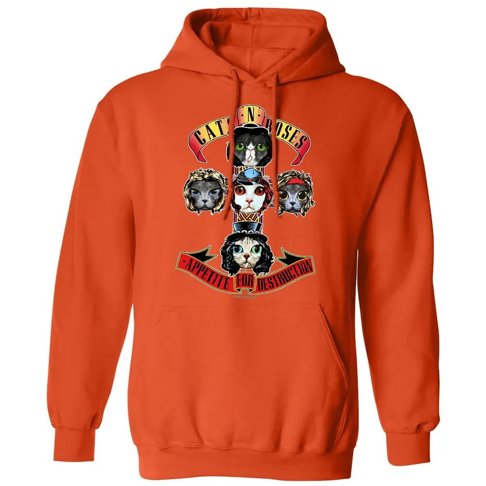 Cats N Roses Classic Unisex Hoodie - 10