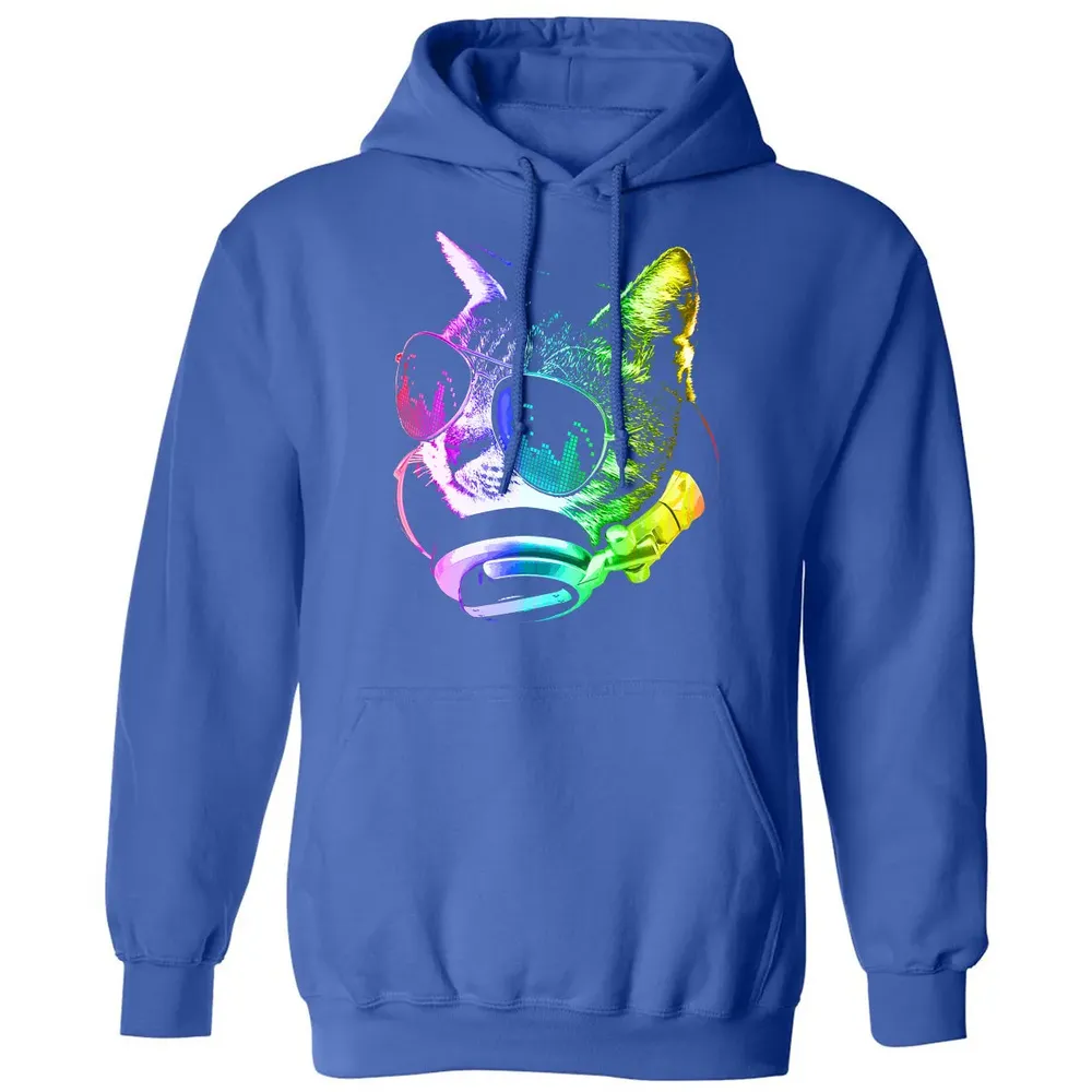 Rainbow Music Cat Classic Unisex Hoodie - 9