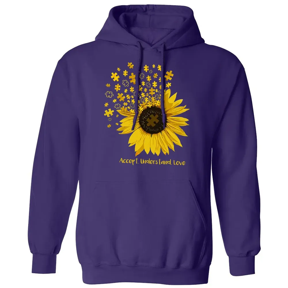 Accept. Understand. Love Classic Unisex Hoodie - 6