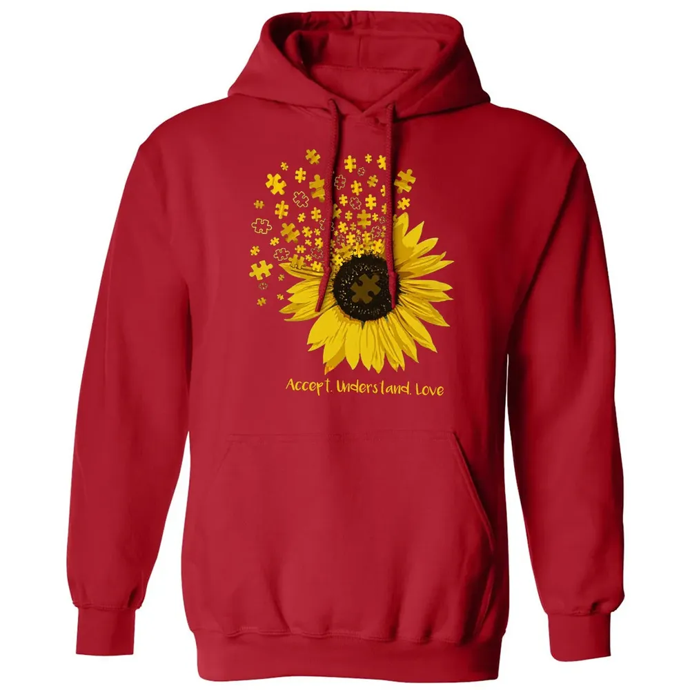 Accept. Understand. Love Classic Unisex Hoodie - 5