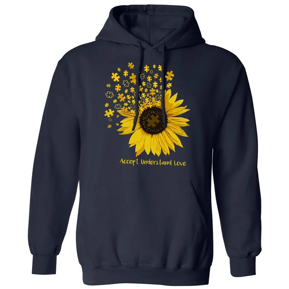 Accept. Understand. Love Classic Unisex Hoodie - 2