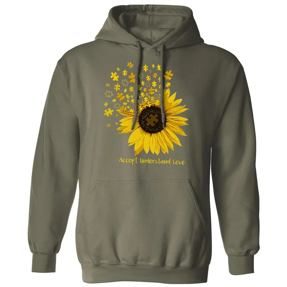 Accept. Understand. Love Classic Unisex Hoodie - 4