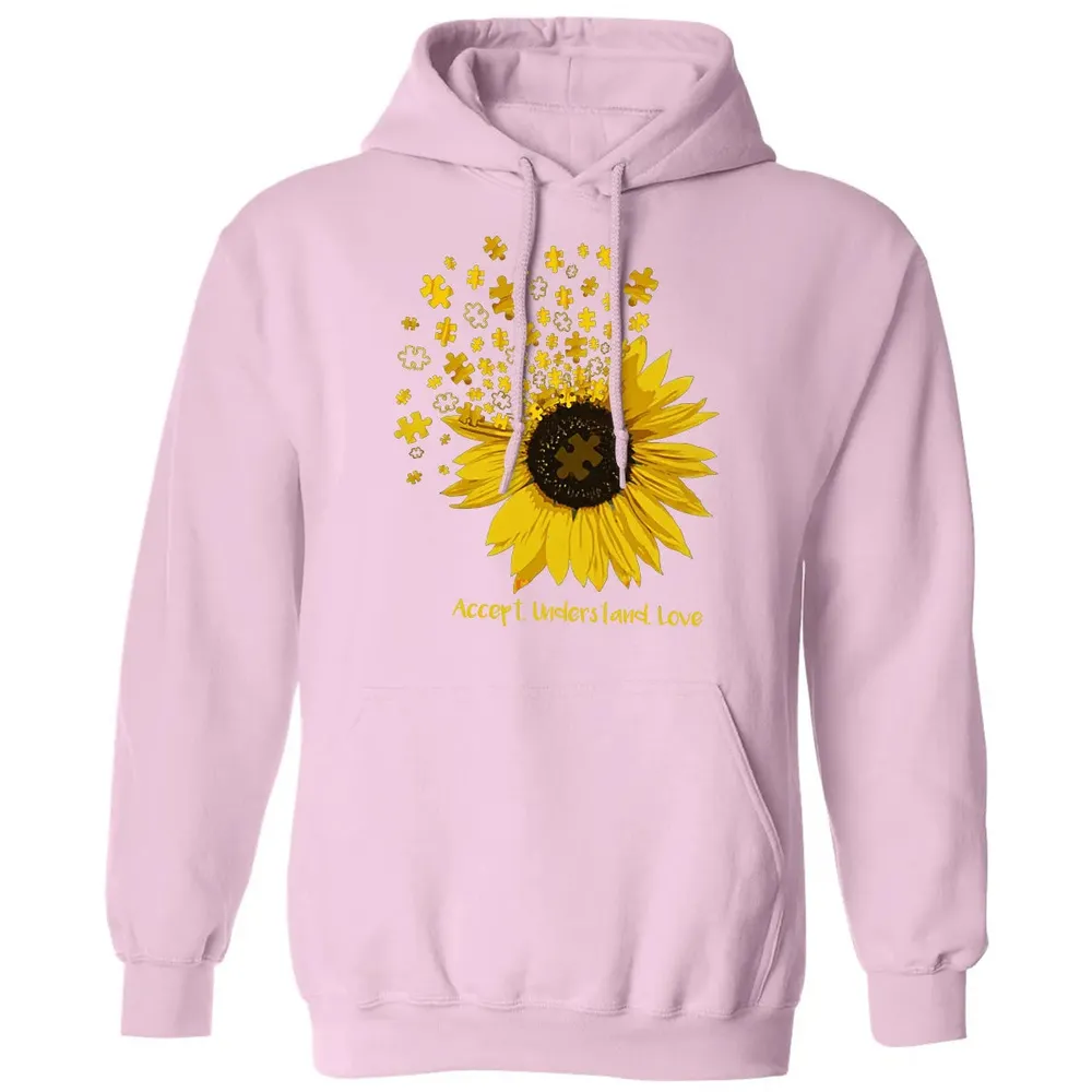 Accept. Understand. Love Classic Unisex Hoodie - 3