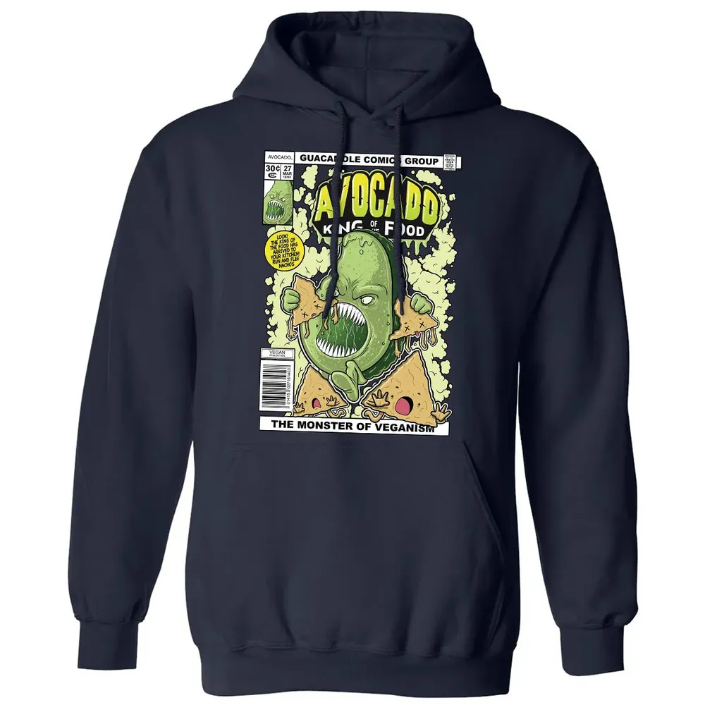 AVOCADO KING OF THE FOOD Classic Unisex Hoodie - 2