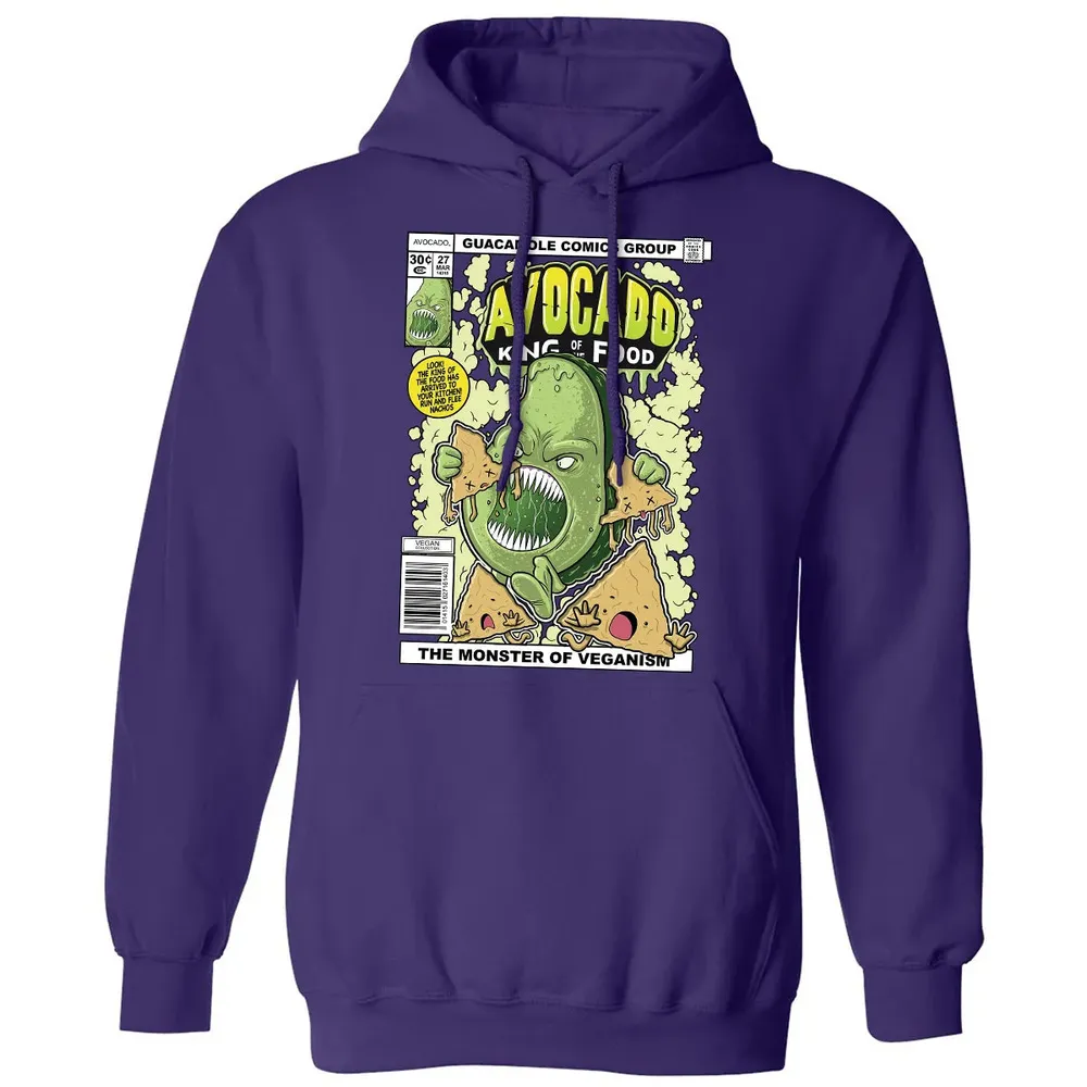 AVOCADO KING OF THE FOOD Classic Unisex Hoodie - 6