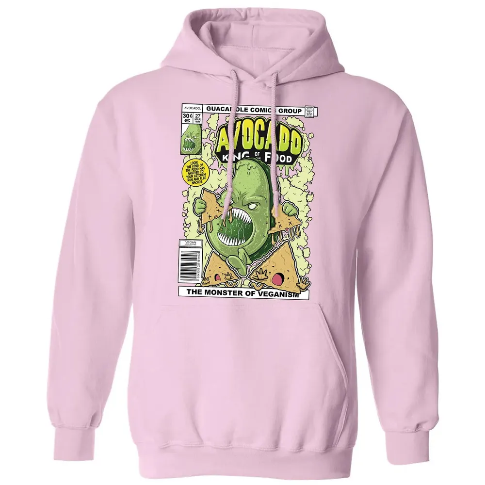 AVOCADO KING OF THE FOOD Classic Unisex Hoodie - 3