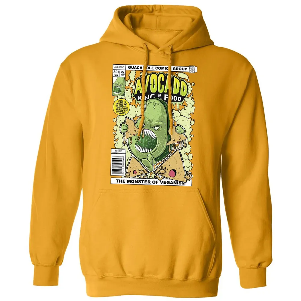 AVOCADO KING OF THE FOOD Classic Unisex Hoodie - 12