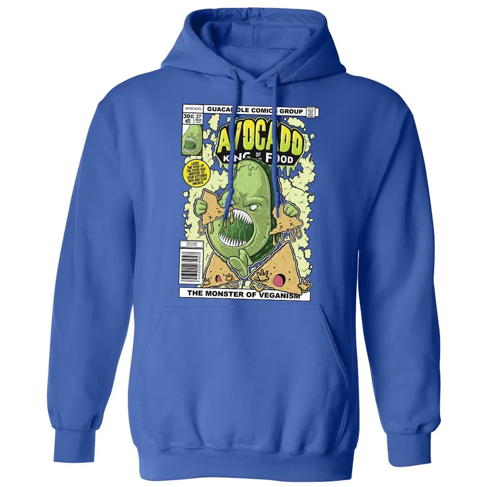 AVOCADO KING OF THE FOOD Classic Unisex Hoodie - 9