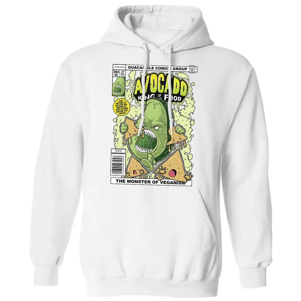 AVOCADO KING OF THE FOOD Classic Unisex Hoodie - 11