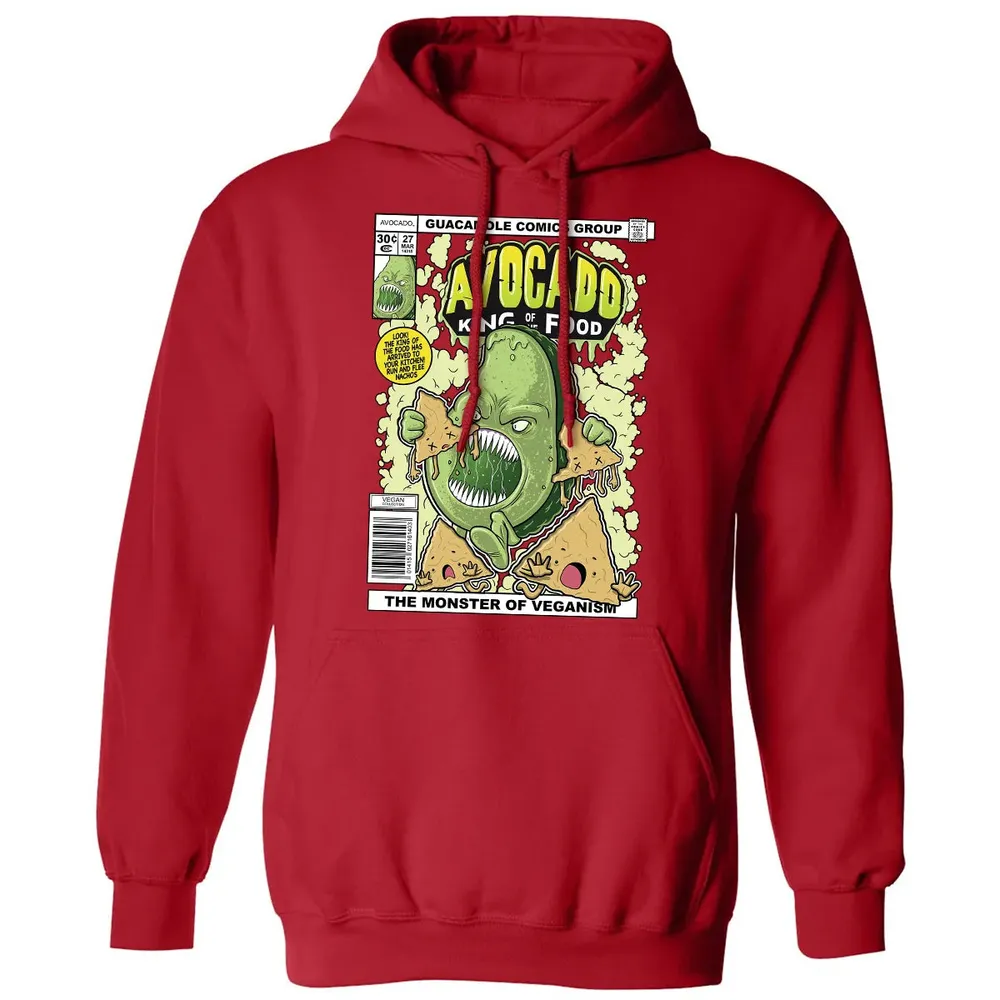 AVOCADO KING OF THE FOOD Classic Unisex Hoodie - 5