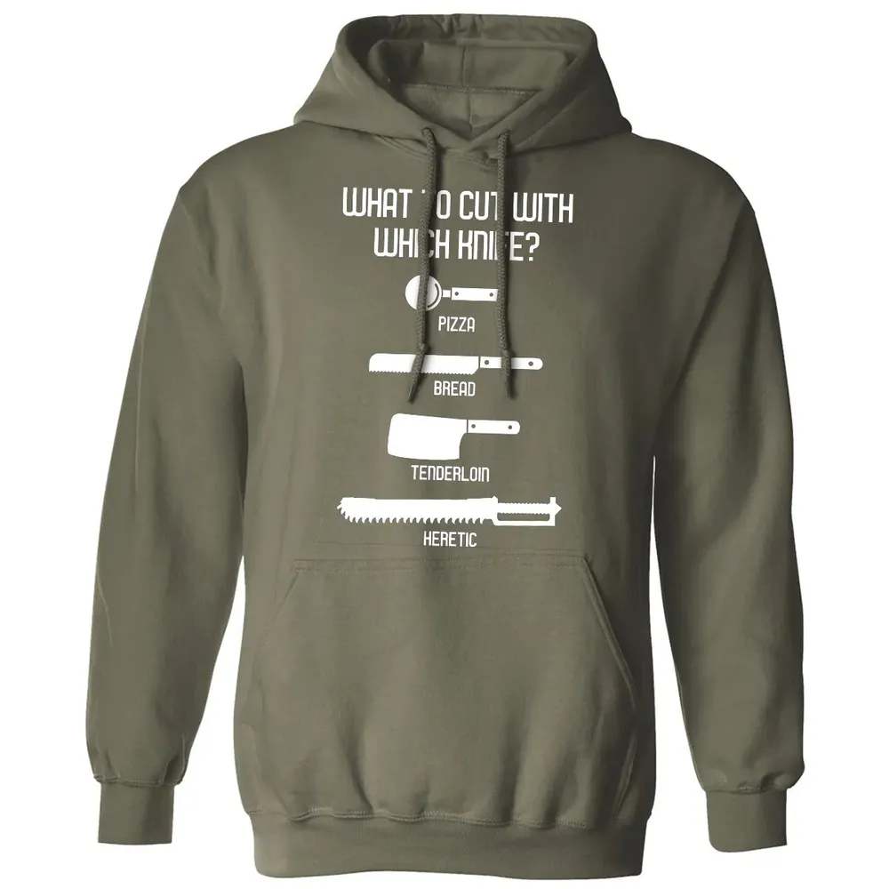 Cut With Which Knife Classic Unisex Hoodie - 4