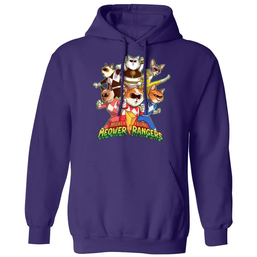 Meower Rangers Classic Unisex Hoodie - 6