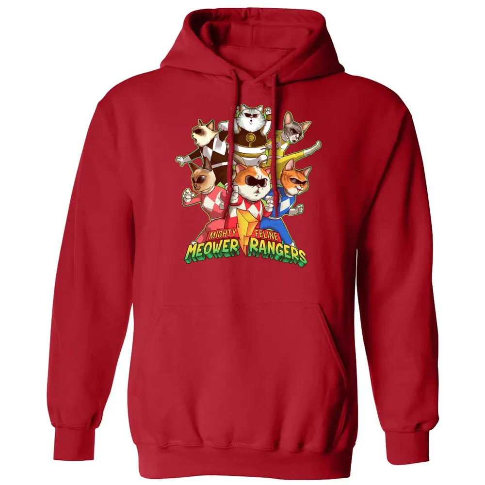 Meower Rangers Classic Unisex Hoodie - 5
