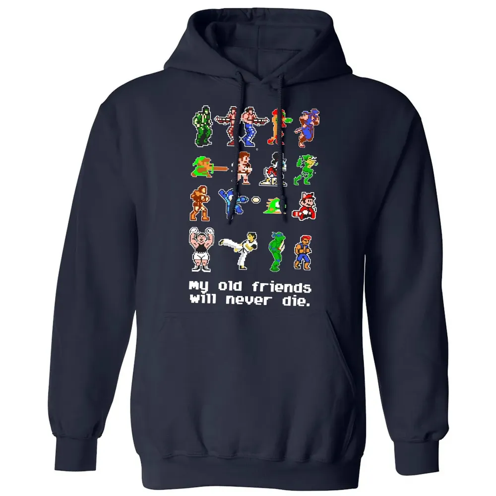 My Old Friends Will Never Die. Classic Unisex Hoodie - 2