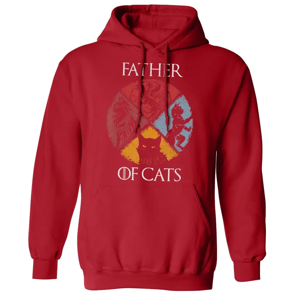 Father of Cats    Cat Lovers Cat Dad Fabulous Gift Classic Unisex Hoodie - 5