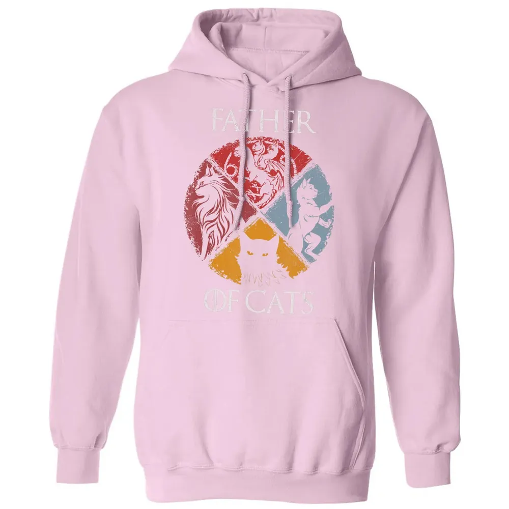 Father of Cats    Cat Lovers Cat Dad Fabulous Gift Classic Unisex Hoodie - 3