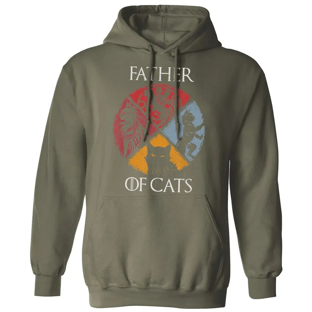 Father of Cats    Cat Lovers Cat Dad Fabulous Gift Classic Unisex Hoodie - 4