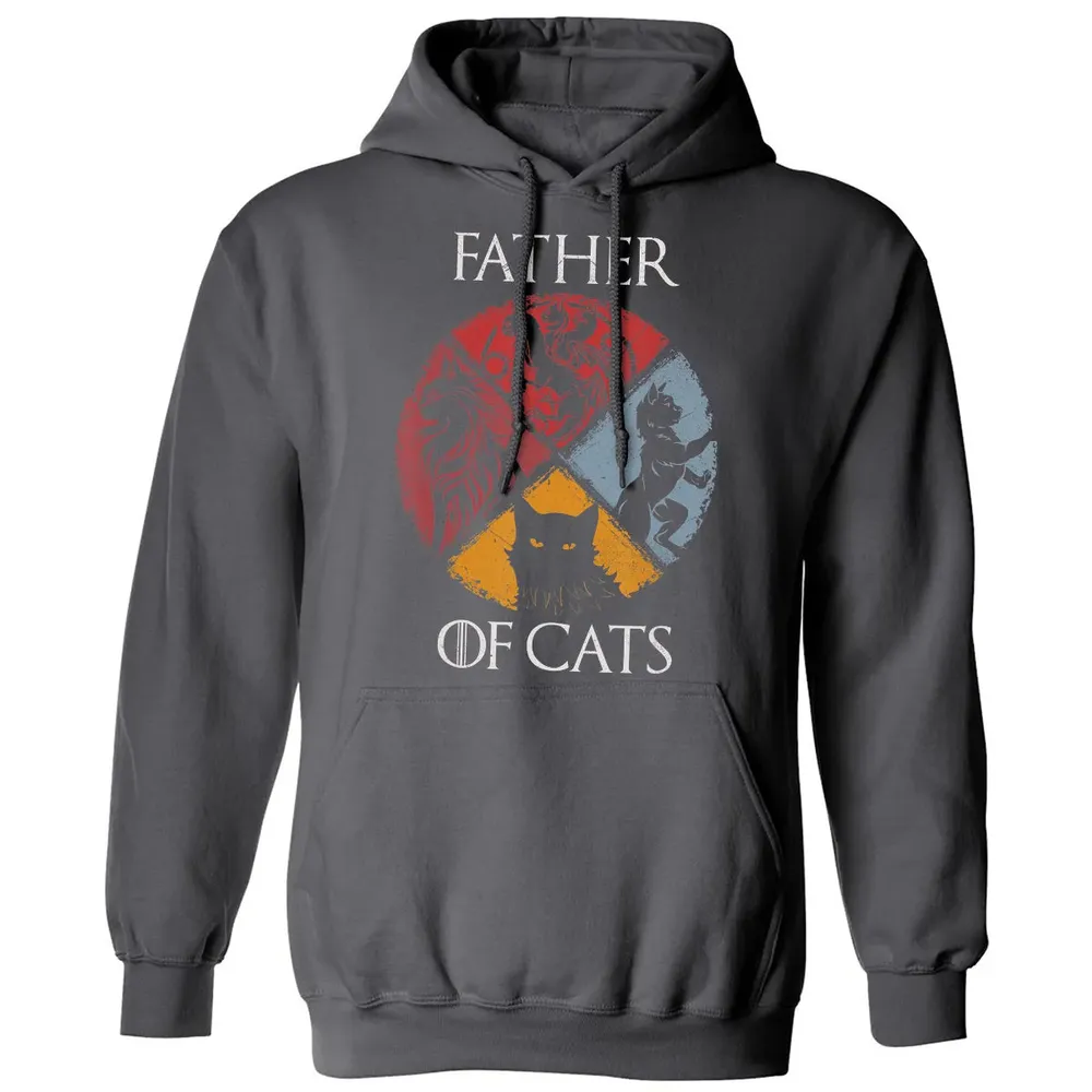 Father of Cats    Cat Lovers Cat Dad Fabulous Gift Classic Unisex Hoodie - 7