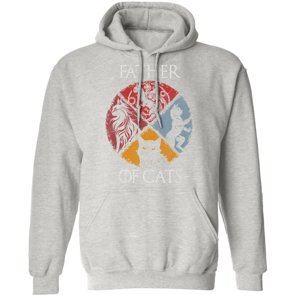 Father of Cats    Cat Lovers Cat Dad Fabulous Gift Classic Unisex Hoodie - 8
