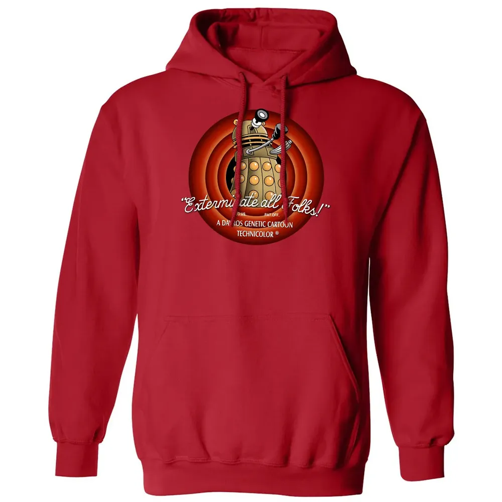 Exterminate All Folks Classic Unisex Hoodie - 5
