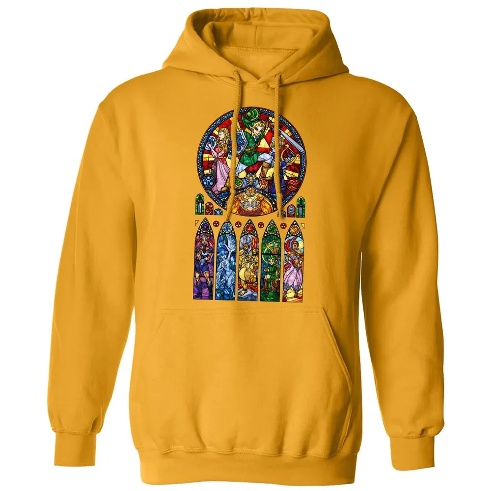 Zelda Stained Glass Classic Unisex Hoodie - 12