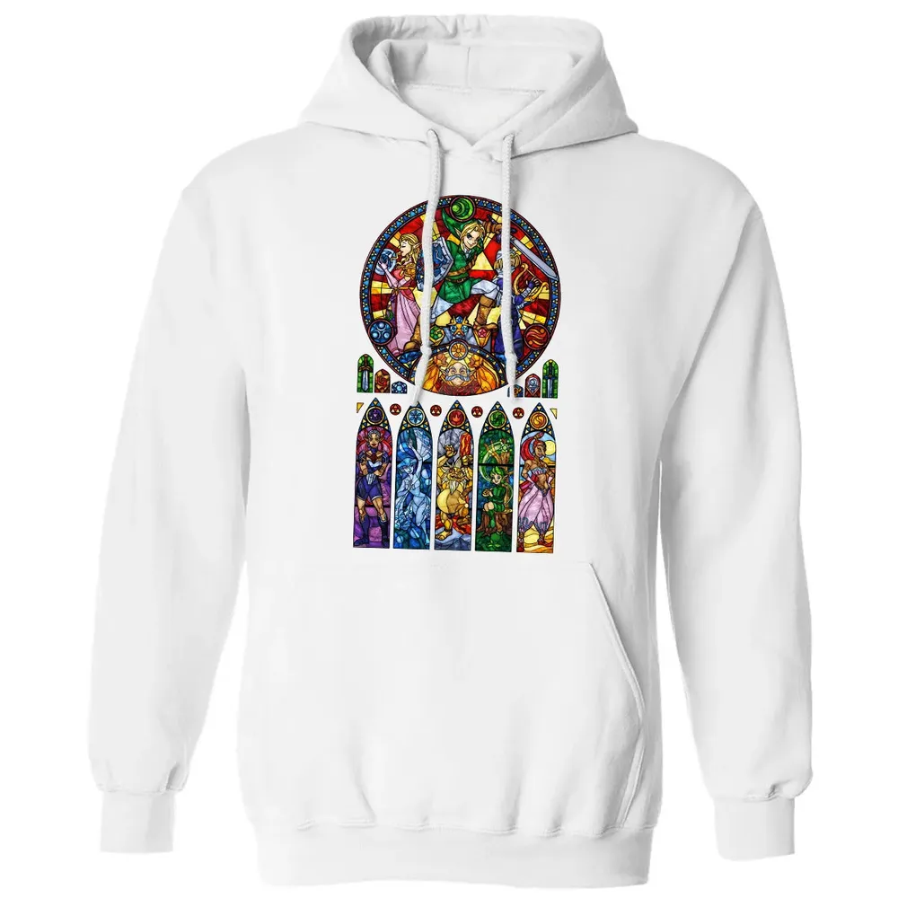 Zelda Stained Glass Classic Unisex Hoodie - 11