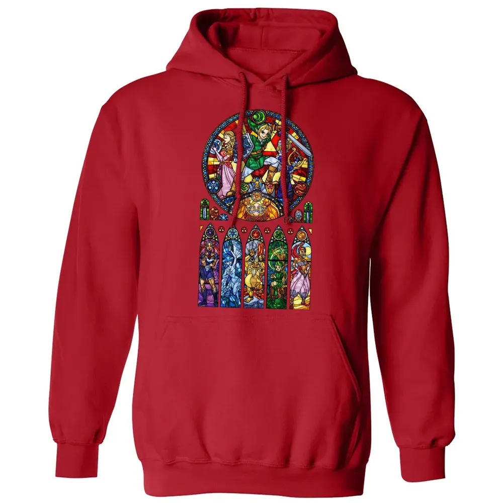 Zelda Stained Glass Classic Unisex Hoodie - 5
