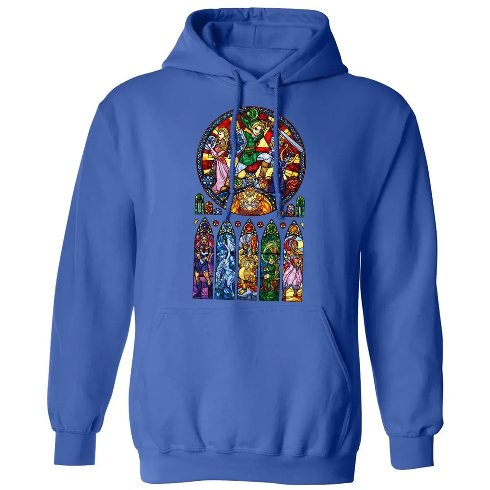 Zelda Stained Glass Classic Unisex Hoodie - 9