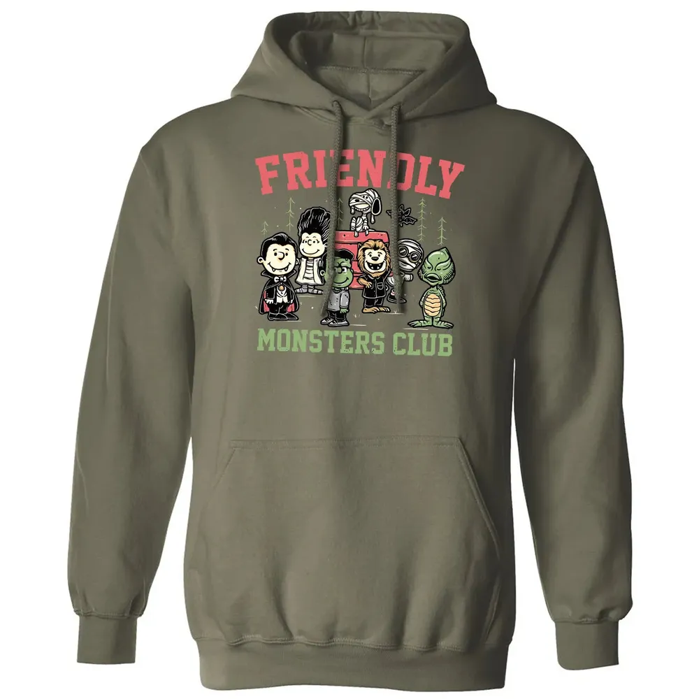 Friendly Monsters Club Classic Unisex Hoodie - 4