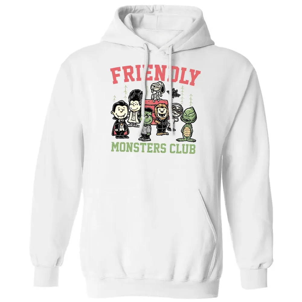 Friendly Monsters Club Classic Unisex Hoodie - 11