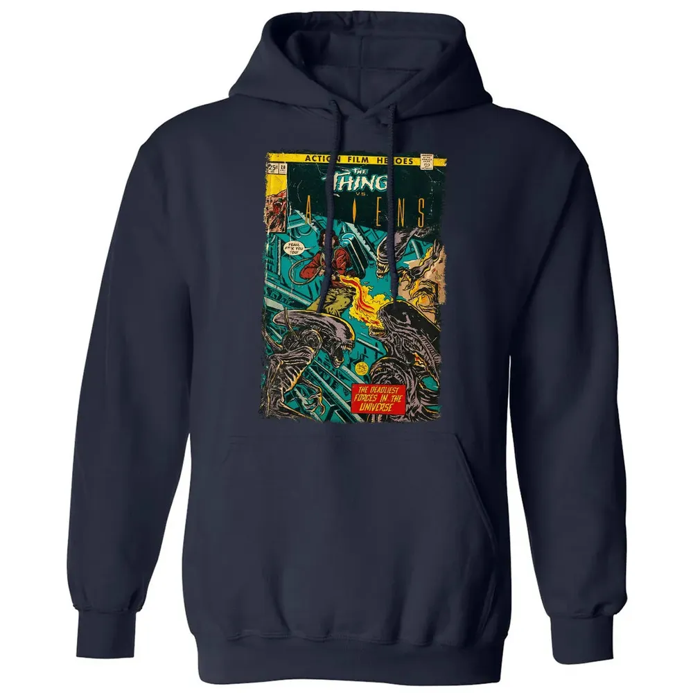 The Thing vs Aliens Classic Unisex Hoodie - 2