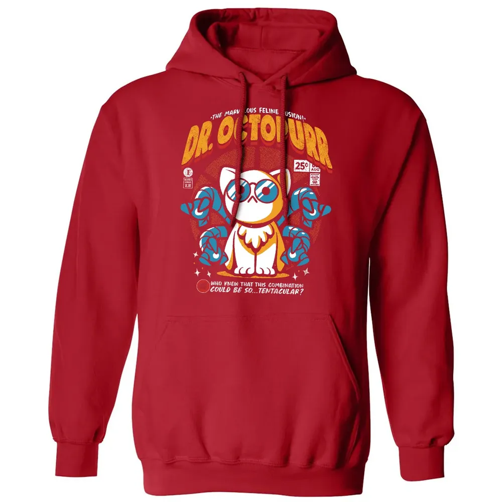 Dr. Octopurr Classic Unisex Hoodie - 5
