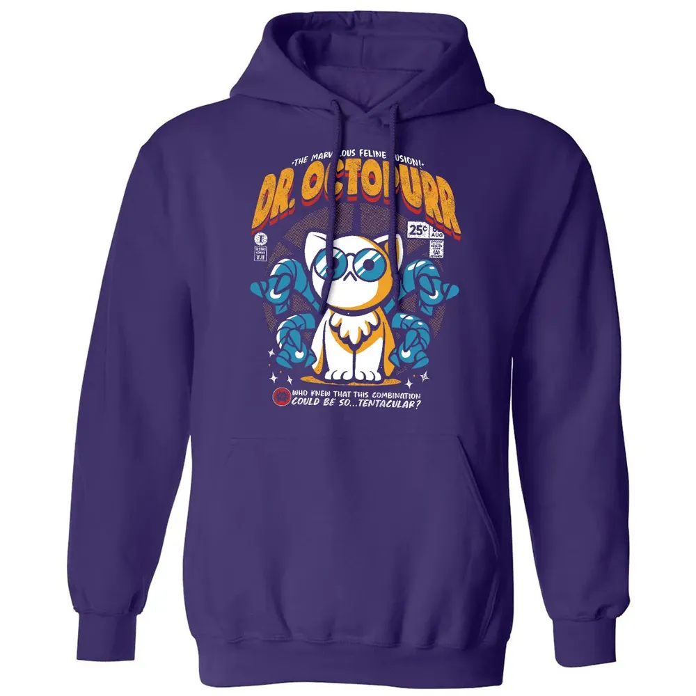 Dr. Octopurr Classic Unisex Hoodie - 6