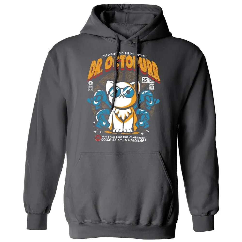 Dr. Octopurr Classic Unisex Hoodie - 7