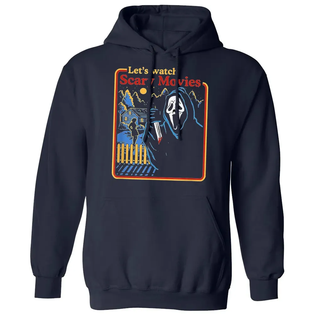 Lets Watch Scary Movies Classic Unisex Hoodie - 2