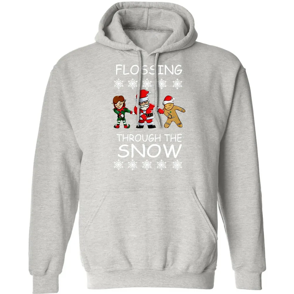 Floss through the snow Classic Unisex Hoodie - 8