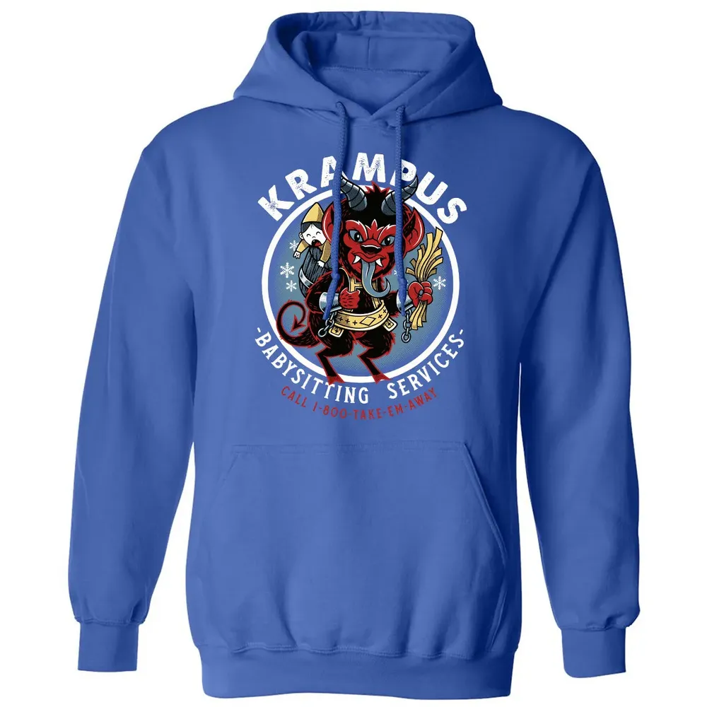 Krampus Babysitting Service Classic Unisex Hoodie - 9