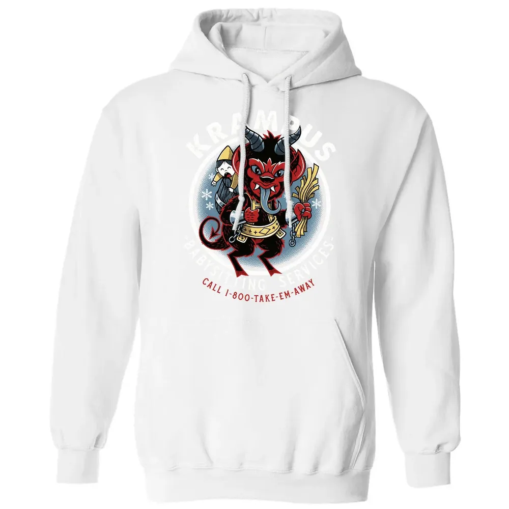 Krampus Babysitting Service Classic Unisex Hoodie - 11