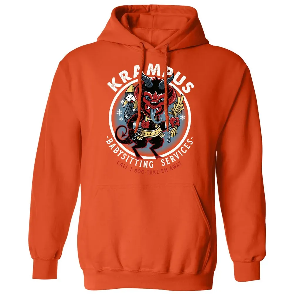 Krampus Babysitting Service Classic Unisex Hoodie - 10