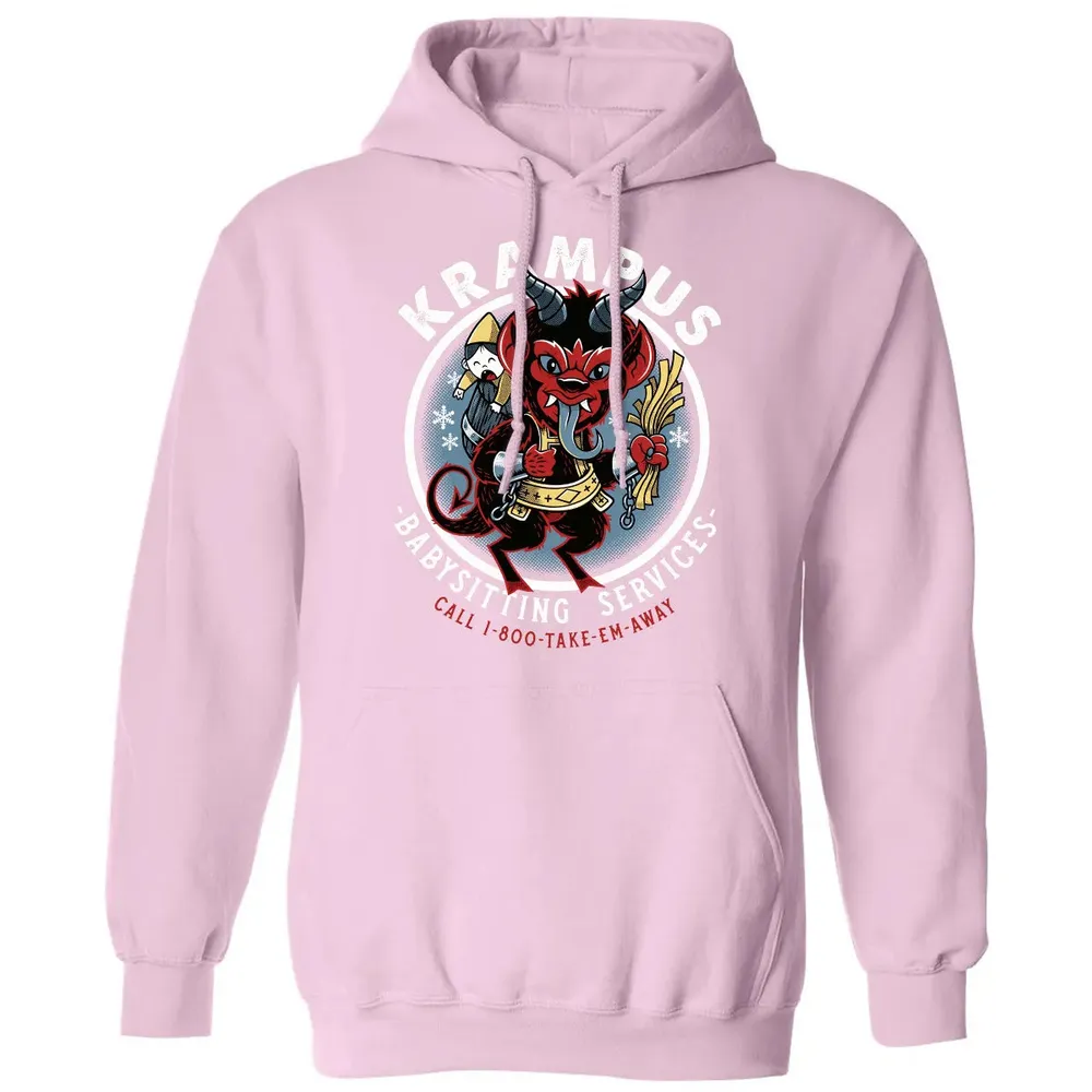 Krampus Babysitting Service Classic Unisex Hoodie - 3