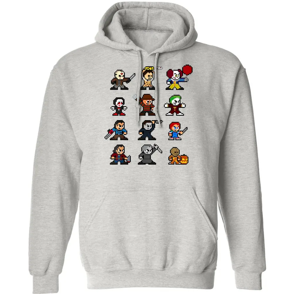 Pixel Horror Halloween Classic Unisex Hoodie - 8