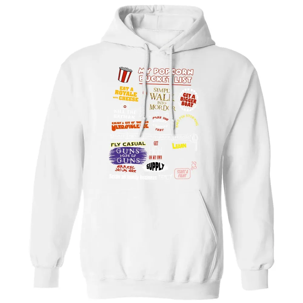My Popcorn Bucket List Classic Unisex Hoodie - 11