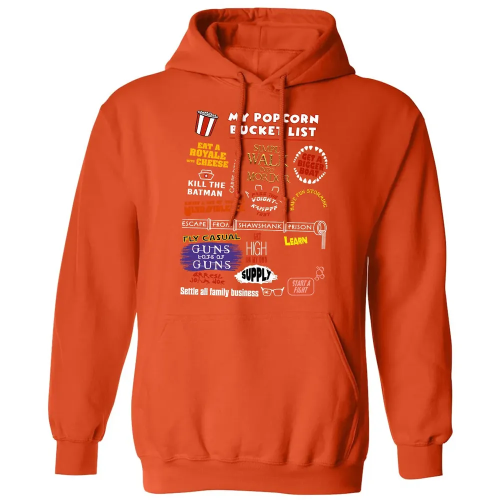 My Popcorn Bucket List Classic Unisex Hoodie - 10