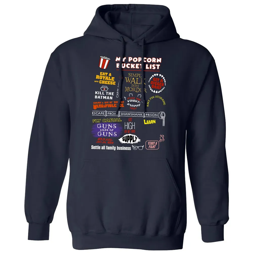 My Popcorn Bucket List Classic Unisex Hoodie - 2