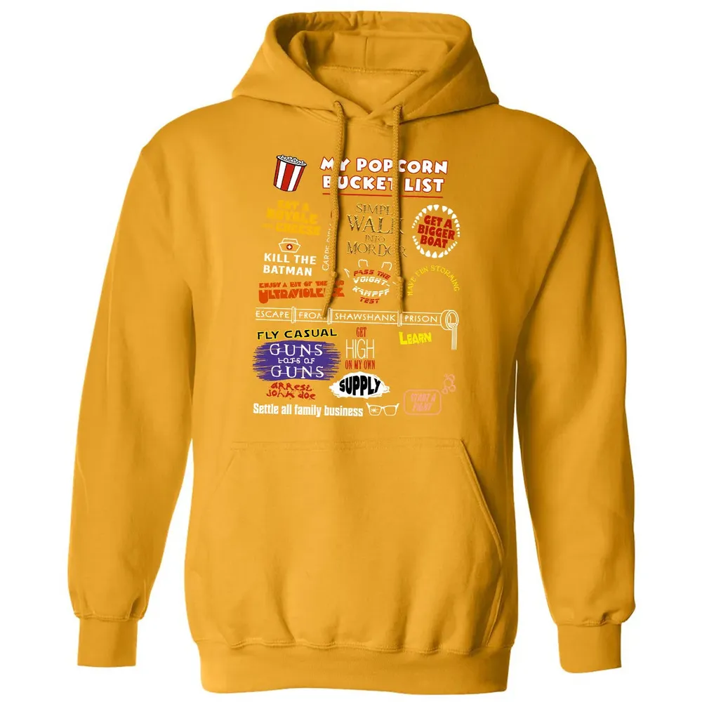 My Popcorn Bucket List Classic Unisex Hoodie - 12